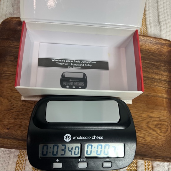Wholesale Chess Basic Digital Chess Clock & Game Timer with Bonus and Delay - Picture 14 of 15